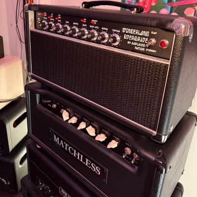 2022 Amplified Nation Wonderland Overdrive v2 22w 6V6 Amplifier Buckskin Suede w/ Vox image 7