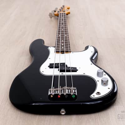 1982 Fender JV Precision Bass ‘62 Vintage Reissue PB62-75 Black w/ Case & Tags, Japan MIJ Fujigen image 11