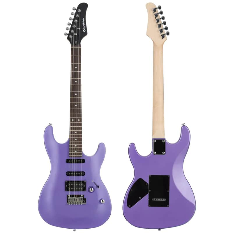 Cahaya Electric Guitar ST Series CJS200B - Purple image 1