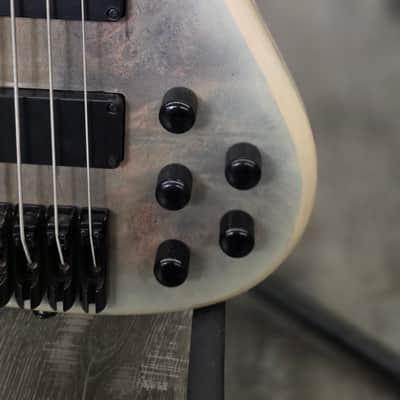 AIO S8-5 5-String Bass Guitar - White Burst GS-055 image 12