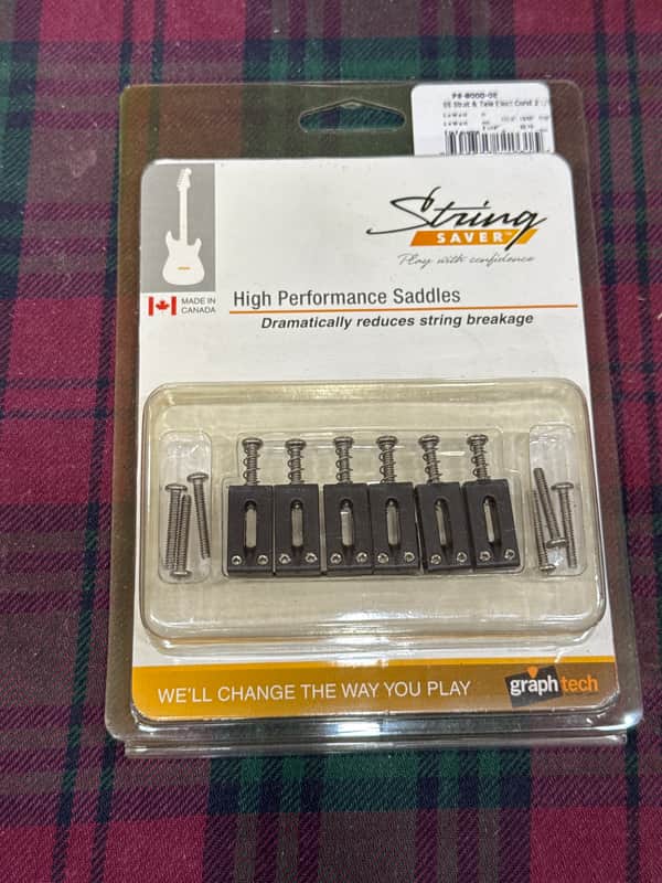 Graph Tech String Saver Strat & Tele Saddles - Matte image 1