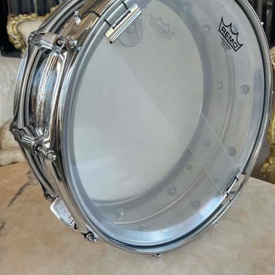 Ludwig Blue Olive Badge Supraphonic 14x5 1970 image 10