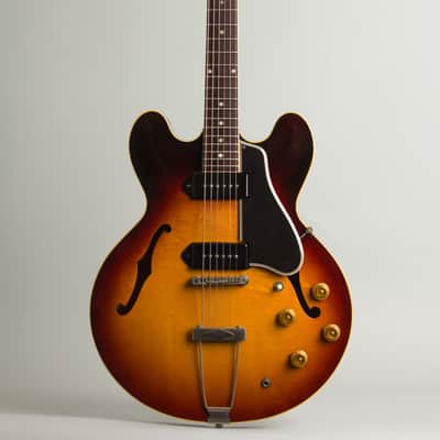 Gibson ES-330TD Thinline Hollow Body Electric Guitar (1960), ser. #R4559-29, original brown hard shell case. image 1
