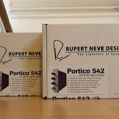 Rupert Neve Designs Portico 542 500 Series Tape Emulator (sold as set!) image 4