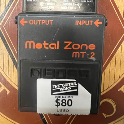 Boss MT-2 Metal Zone (Silver Label) 1991 - Present - Black image 1