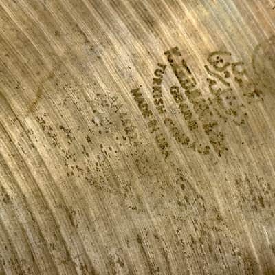 (TOP ONLY) PROFESSIONALLY REPAIRED 14” Zildjian K CUSTOM HYBRID Hihat Top image 5