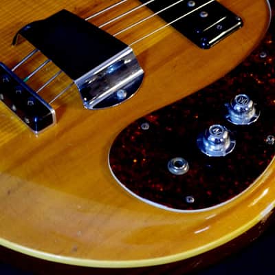 Mosrite MARK X, Model 502 JOE MAPHIS BASS 1967 Natural. Walnut Body. Spruce Top. Maple Neck. image 14