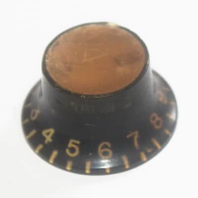RARE Vintage 1960 Gibson Black Reflector Knob Les Paul Custom SG 1961 (1742) image 3