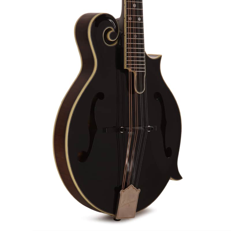 Bourgeois M5 F-Style Mandolin Aged Tone Torrefied Adirondack/Flamed Maple Black (Serial #M2502102) image 1