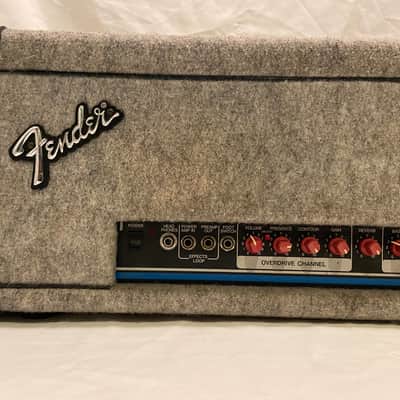 Fender M-80 Pro Red Knob Guitar Amp Head 1990s image 3