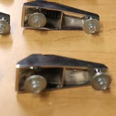 Remo Chrome Tom Drum Lugs 16pk Vintage 1980's image 16
