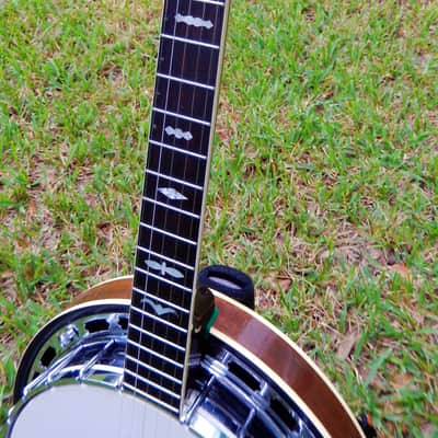 Vintage Iida Model 235 'Masterclone' 5-string Banjo with Case image 6