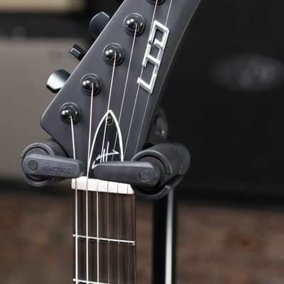ESP LTD James Hetfield Signature Snakebyte Electric Guitar - Satin Black with Hardshell Case image 5