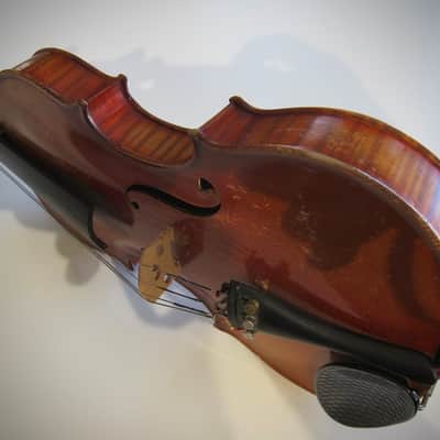 Lamy JTL French Violin 4/4 Antonio Stradivarius Model Circa-1930s-1940s-Reddish Varnish image 15