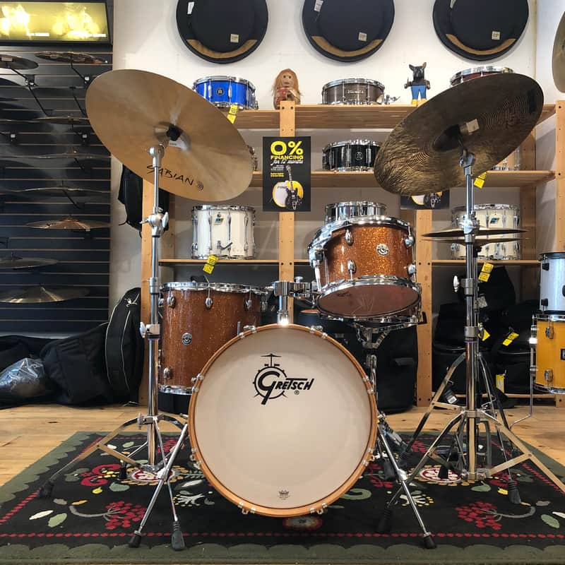Gretsch Catalina Club Jazz 12/14/18/14x5 Bronze Sparkle image 1