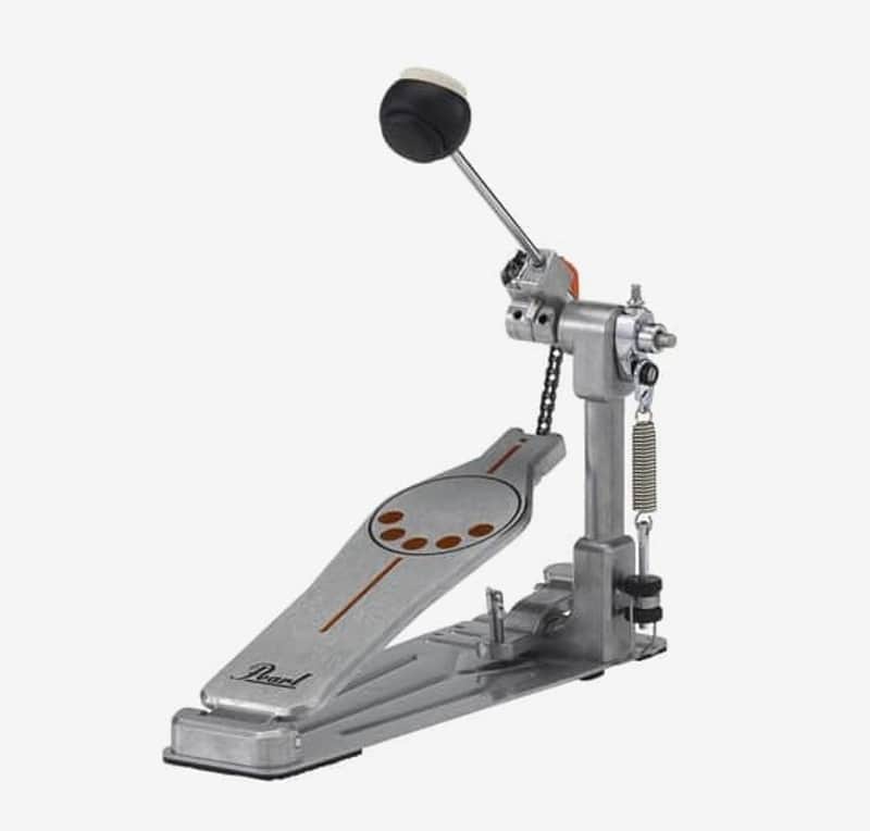 Pearl P930 Demonator Longboard Chain Drive Single Bass Drum Pedal 2010s - Chrome / Orange image 1