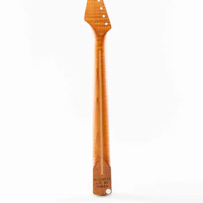 Allparts Select Tribute Series "Layla" Replacement Strat Neck AAA+ Roasted Flame Maple - Licensed by Fender image 3