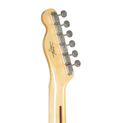 Fender Vintage Custom '58 Top Load Telecaster MN Aged White Blonde #R146298 - Custom Electric Guitar image 5
