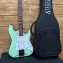 Kiesel Delos Headless 6 guitar- Non Trem- Surf Green- SS frets, Cocobolo neck 6lbs 13oz w/gig bag