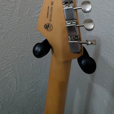 Fender Noventa Stratocaster 2021 - 2023 - Daphne Blue hardshell case image 10