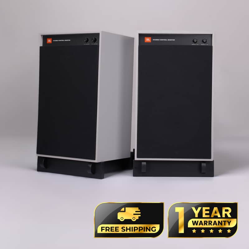 JBL 4312 MkII Control Monitor Speaker Pair – Grey – Restored – 1-Year Warranty