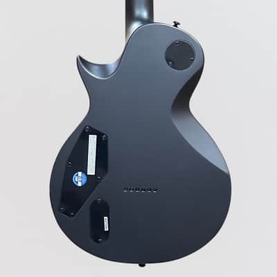 ESP LTD EC1000 Baritone Electric Guitar - Black Charcoal Metallic Satin image 4