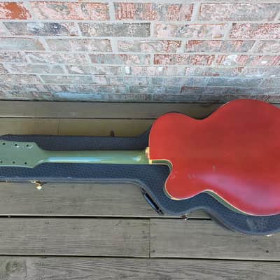 Vintage 1962 Gretsch 6125 Single Anniversary Hollowbody Electric Guitar Husk Project w/ Hardshell Case! image 12