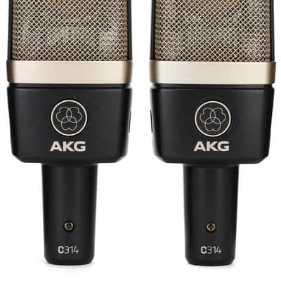AKG C314 Multi-pattern Large-diaphragm Condenser Microphone - Matched Stereo Pair image 1