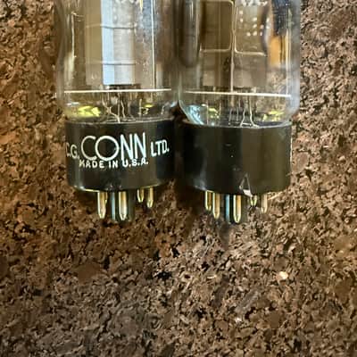 RCA Blackplate 1960's labeled Conn-excellent condition 1 matched pair image 1