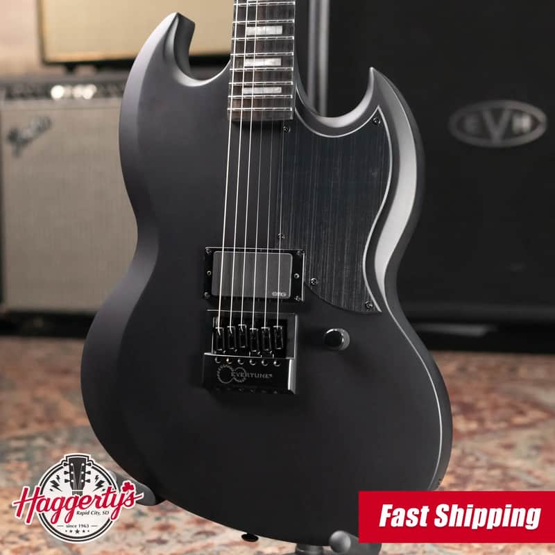 ESP LTD Viper-1001 Evertune Electric Guitar - Charcoal Metallic Satin image 1