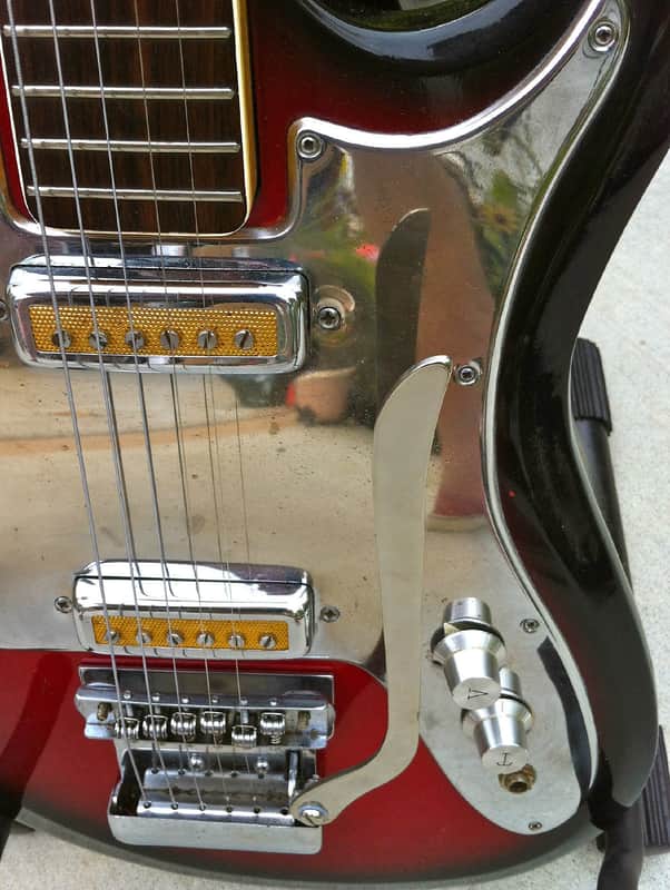 RARE VINTAGE 60'S APOLLO GUITAR W/DELUXE CHROME PICK GUARD | Reverb