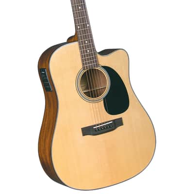 Blueridge BR-40CE Contemporary Series Dreadnought Cutaway with Electronics Natural