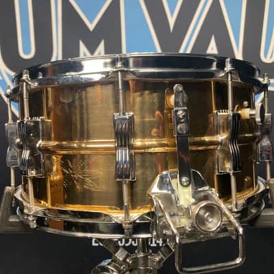 David Frangioni Collection, Ludwig - 6.5x14" 75th Anniversary Bronze Super-Sensitive Snare Drum 1984, #61 image 5