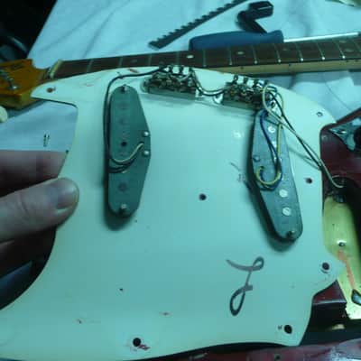 Fender Mustang Guitar with Rosewood Fretboard 1969 - 1973 Competition Red image 23