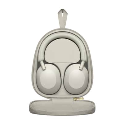 Sony WH-1000XM5 Wireless Noise Canceling Over-Ear Headphones (Silver) image 5
