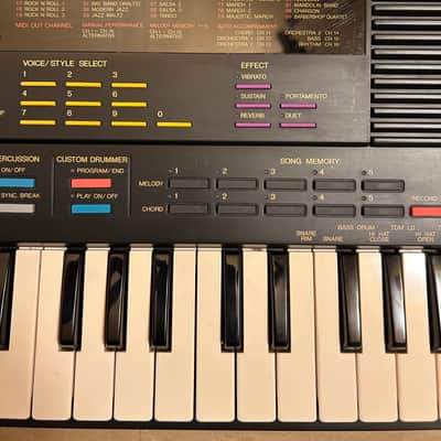 Yamaha PortaSound PSS-580 1990s 49Key keyboard FM Synth Module, Custom Drummer, MIDI Excellent Condition image 7