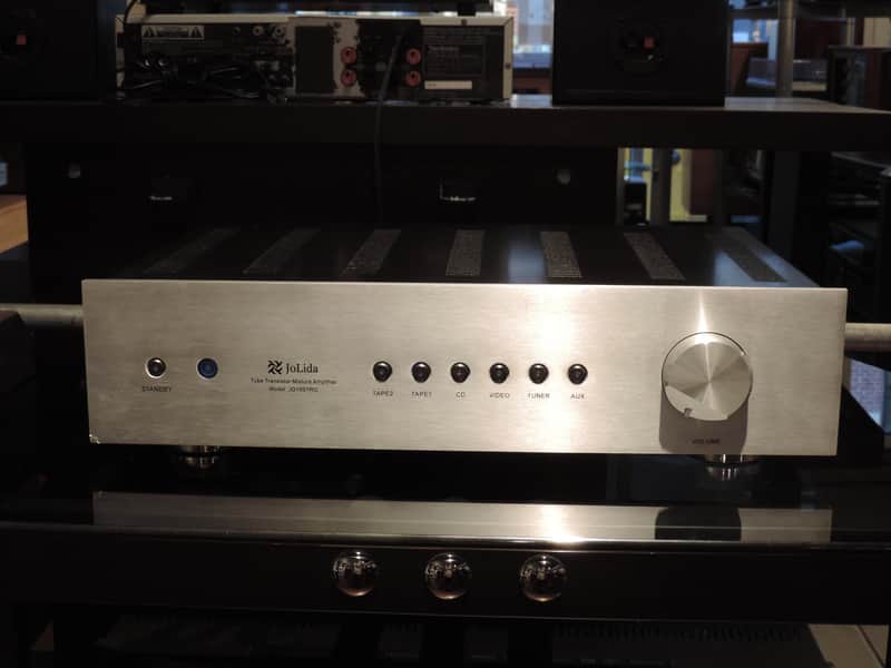 Jolida 1501RC Tube Hybrid Integrated Amplifier w/ Remote - Silver image 1