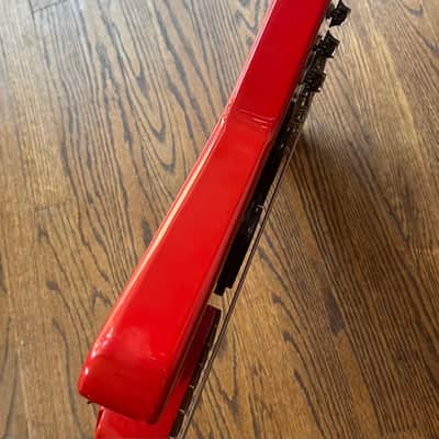 1985 Gibson Explorer Bass - Ferrari Red w/ OHSC image 16