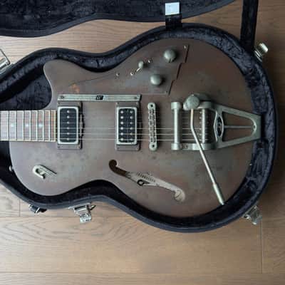 STARPLAYER TV Rusty Steel Custom Shop  w/ case image 22