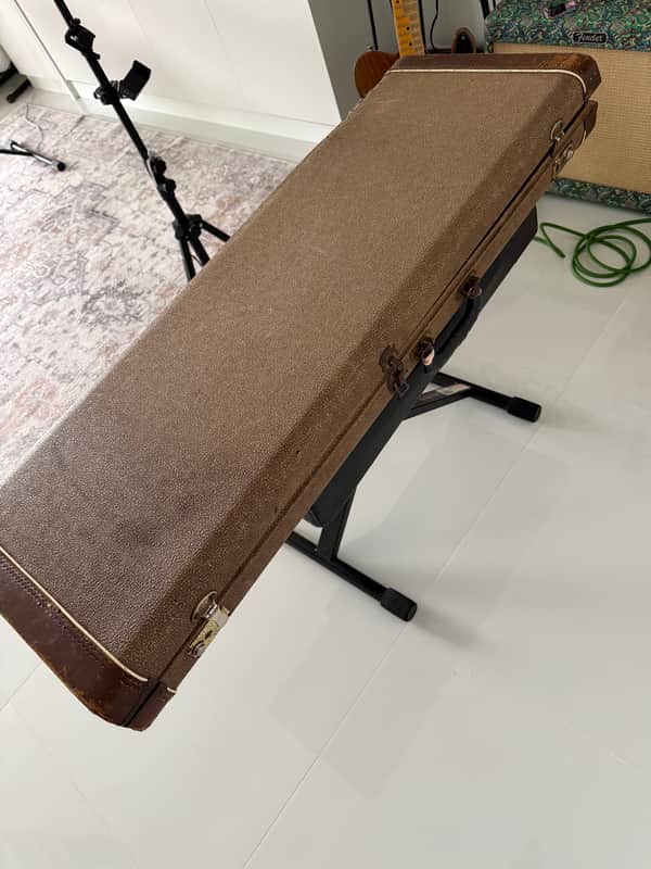 Fender Telecaster / Stratocaster case 1959 1960 1961 1962 - Tan image 1