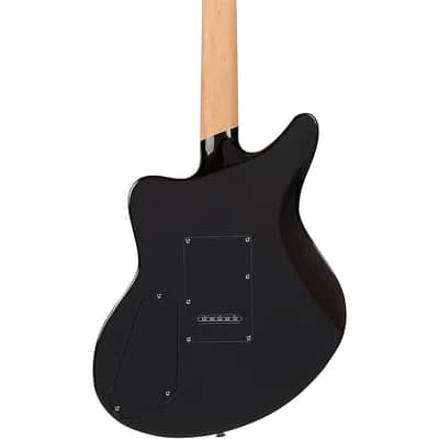 D'Angelico Premier Series Bedford Solidbody Electric Guitar Regular Black Flake image 2