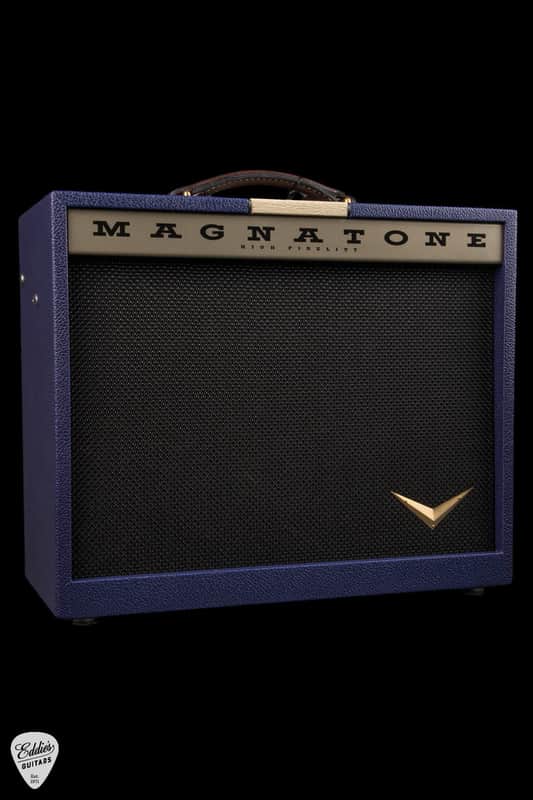 Magnatone Eddie's Exclusive Starlite 1x10 Combo w/Reverb - Plum & Vanilla Bronco #9124 image 1