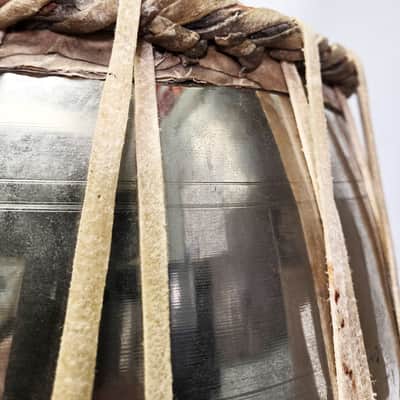 Unknown Steel and Wood Handmade Tabla Set Unknown - Wood and Steel image 6