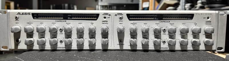 Alesis CLX-440 Dual Channel Compressor / Limiter / Expander — Excellent / Clean / Pro Studio Dynamics image 1