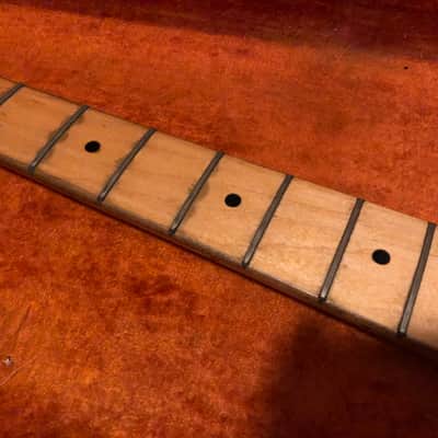 Vintage Fender Precision Bass Neck 1972 Maple Left Handed Lefty image 2