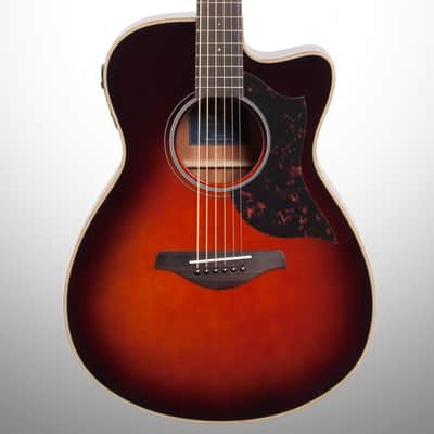 Yamaha AC1M Acoustic-Electric Guitar, Tobacco Brown Sunburst image 1