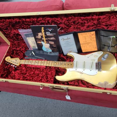 Fender Custom Shop '58 Stratocaster Heavy Relic 2018 - HLE Gold image 2