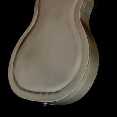 Tricone Metal Resonator Guitar - 'Relic' Nickel Effect Body image 2
