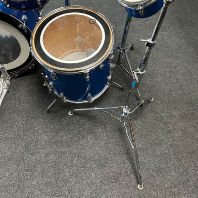 Vintage Ludwig Blue Sparkle 1970s Drum Set 22/16/13/12/8/6 w/ Atlas Stands and Extras #2555 image 6