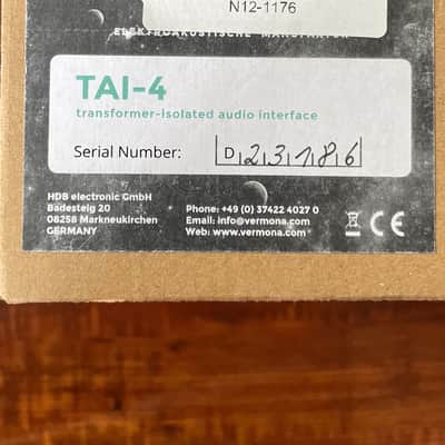 Vermona TAI-4 Transformer-Isolated Audio Interface Eurorack Module image 3